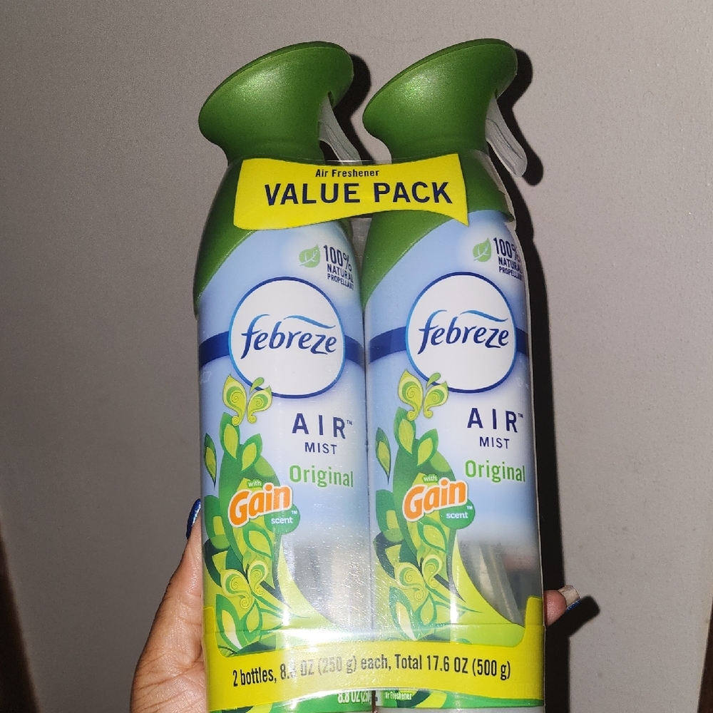 Febreze Air Mist Original Gain Scent — Green Value Pack (2-Pack)